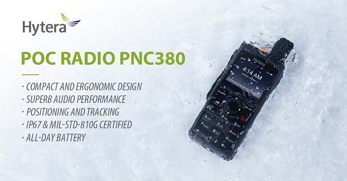 Новая PoC- радиостанция PNC380 от Hytera (Графика: Business Wire)
