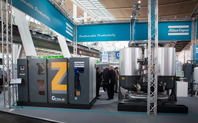 «Атлас Копко» представила новейшие разработки в области энергоэффективности на Ганноверской ярмарке