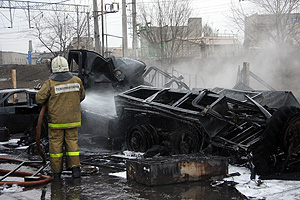 Пожар в Подмосковье