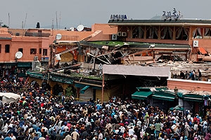 Взрыв в Марокко