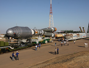 "Союз" взлетел с третьей попытки