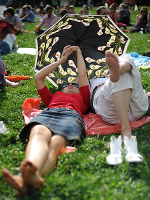 Очень жарко, но без рекордов