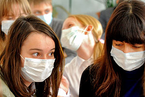 Грипп добрался до детей