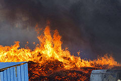 Пожар на Лыткаринской ярмарке