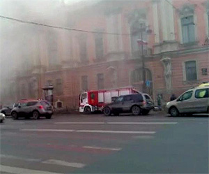 Пожар во дворце