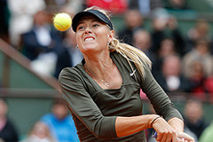 Roland Garros: Шарапова вышла в четвертьфинал