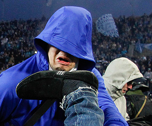 Фанаты "Зенита" отомстили в кафе