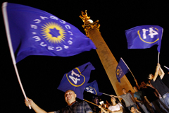 Оппозиция в Грузии празднует победу