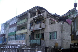 Обрушение дома в Чувашии