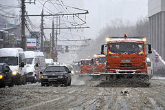 Москву накрыл снегопад