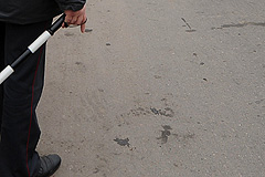 В Москве иномарка сбила полицейских