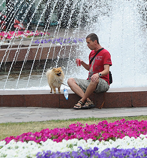 Жара в Москве бьет рекорд