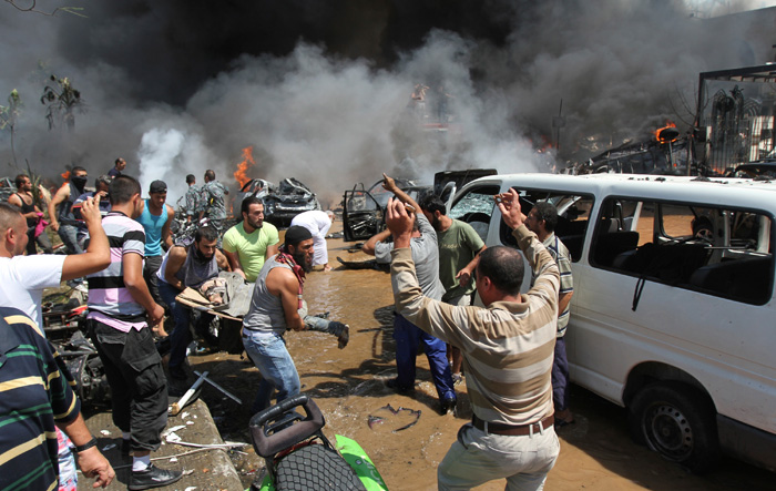 Ливан бомбят и взрывают