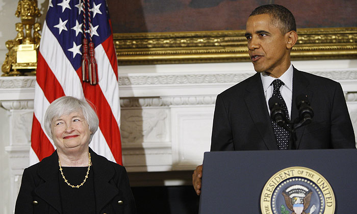 Обама назначил Йеллен главой ФРС