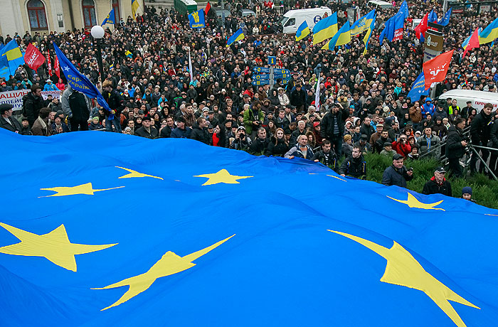 На Украине оппозиция требует евроинтеграции