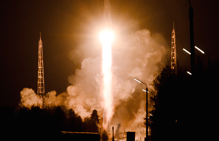 Ракета-носитель "Рокот" вывела на орбиту военные спутники