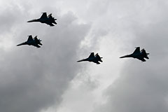 Российские истребители передислоцированы на белорусский аэродром "Бобруйск"