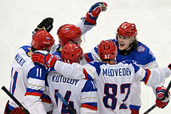 Сборная России по хоккею вышла в полуфинал чемпионата мира