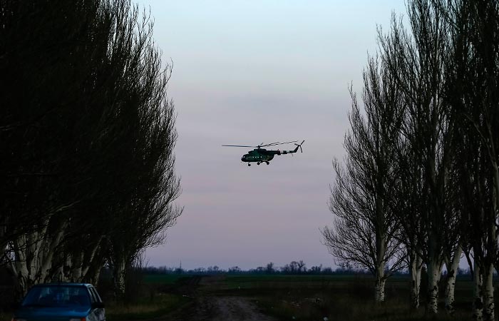 Ополченцы сбили военный вертолет под Славянском