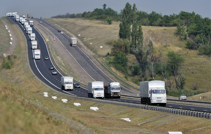 Украина признала российский груз для востока страны гуманитарной помощью