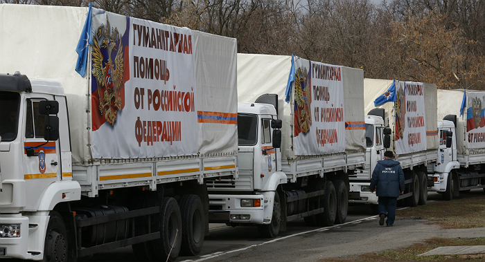 Седьмая колонна российской гумпомощи прибыла в Донбасс