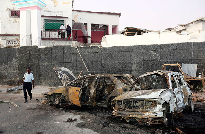 В столице Сомали прогремел сильный взрыв