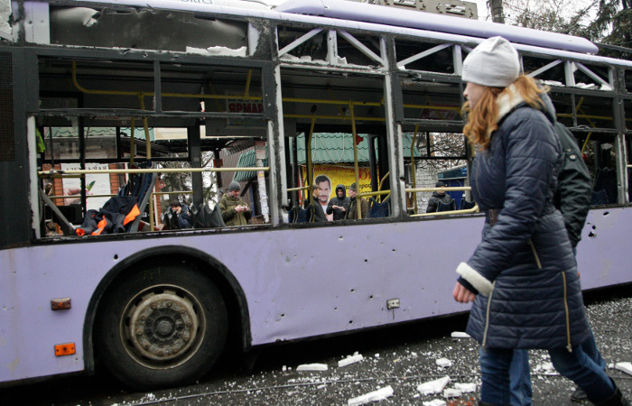 ОБСЕ опубликовала отчет об обстреле троллейбуса в Донецке