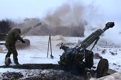 Украинские силовики сообщили о танковых боях под Дебальцево