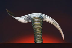 Рубль резко подешевел к доллару и евро