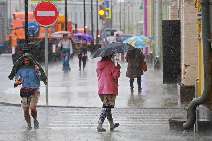 За сутки в Москве выпала почти месячная норма осадков