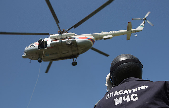 Вертолет МЧС добрался до места крушения Ми-8 в Хабаровском крае