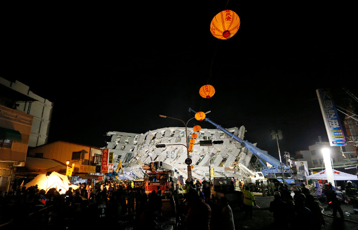 Спасательная операция на Тайване продолжилась в понедельник