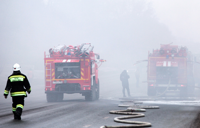 Пожар на машзаводе в Екатеринбурге потушен