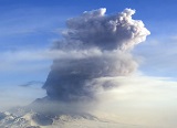 Вулкан Шивелуч на Камчатке выбросил столб пепла на высоту 3,5 км