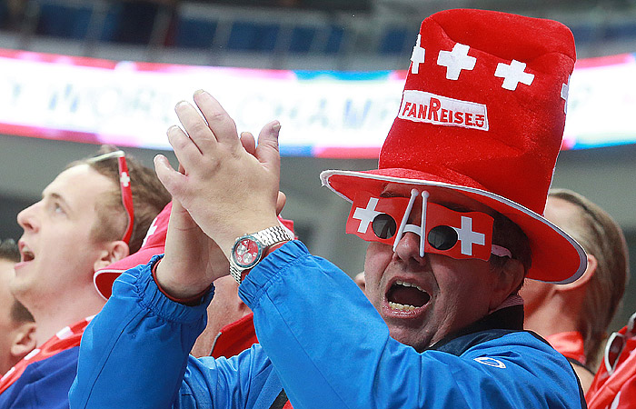 Болельщики сборной Швейцарии