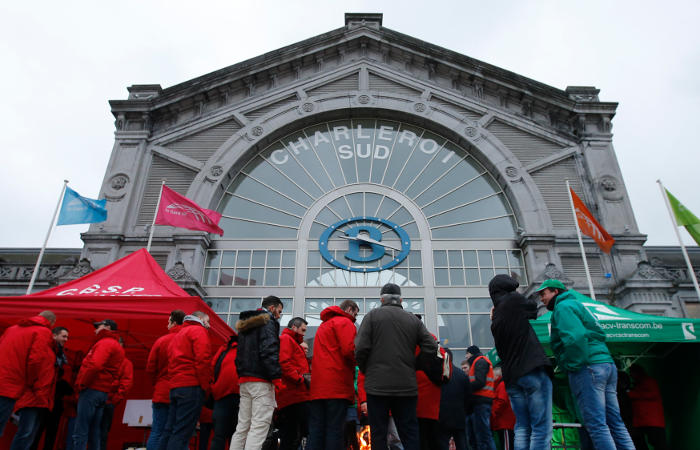 Бельгийские железнодорожники устроили "внезапную" забастовку