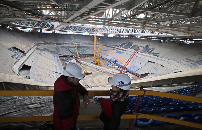 Генподрядчик строительства "Зенит-Арены" обвинил власти в срыве сроков проекта