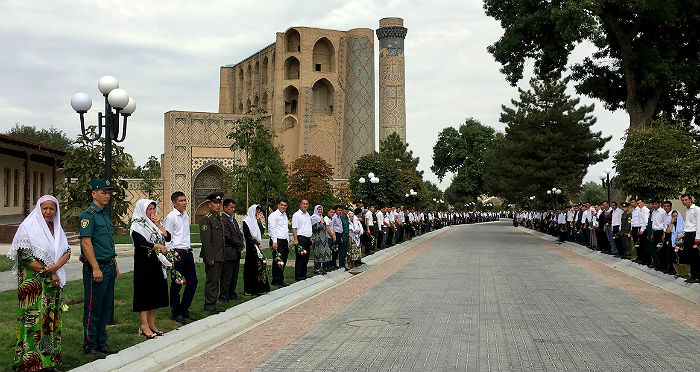 Первый президент Узбекистана Каримов был похоронен в Самарканде