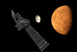 Модуль "Скиапарелли" спустился на Марс