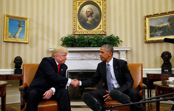 Обама рассказал о "прекрасной беседе" с Трампом в Белом доме