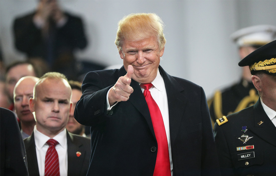 20 января в США официально начался первый срок полномочий 45-го президента США Дональда Трампа. Согласно Конституции США, президентство Барака Обамы закончилось в 12:00 по вашингтонскому времени и в этот же момент в должность вступил избранный президент. Спустя несколько минут Трамп был приведен к присяге в ходе церемонии инаугурации на ступенях Капитолия в Вашингтоне.