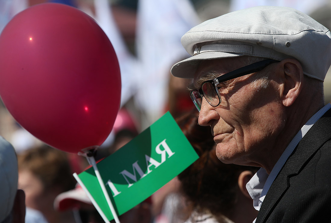 На митинге профсоюзов в Казани