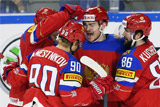 Россия победила Данию на ЧМ по хоккею