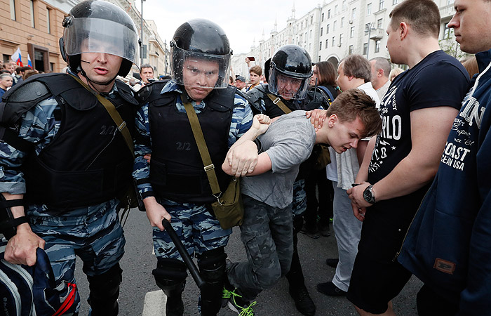 В СПЧ заявили о провокациях и жестких действиях ОМОНа в ходе акции на Тверской