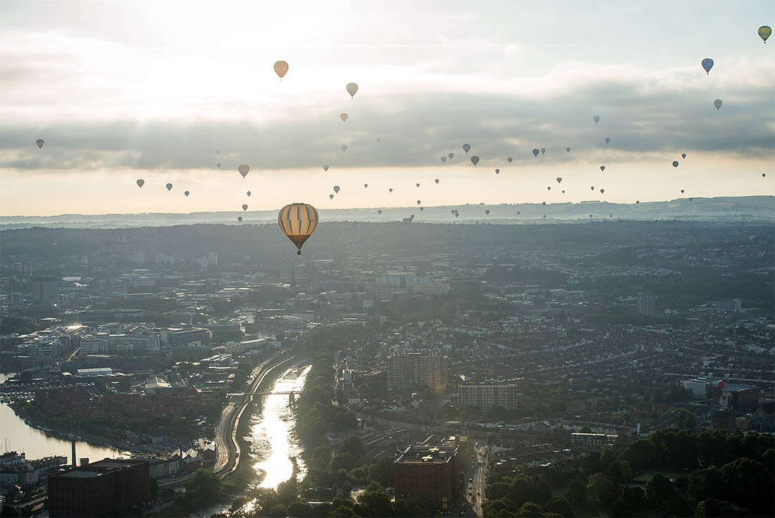 В Бристоле проходит фестиваль воздушных шаров