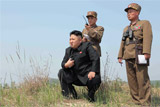Северокорейские СМИ разместили фото Ким Чен Ына на фоне пуска ракеты