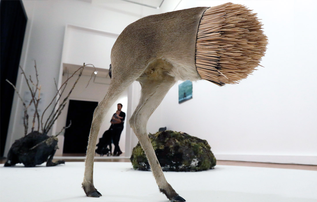 В Государственной Третьяковской галерее на Крымском валу готовятся к открытию Московской международной биеннале современного искусства, которая пройдет с 19 сентября по 18 января. Участниками основного проекта стали 52 художника из 25 стран.