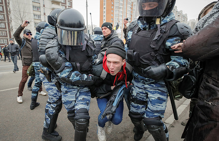 Полиция насчитала около 200 участников акции националистов на юго-востоке Москвы