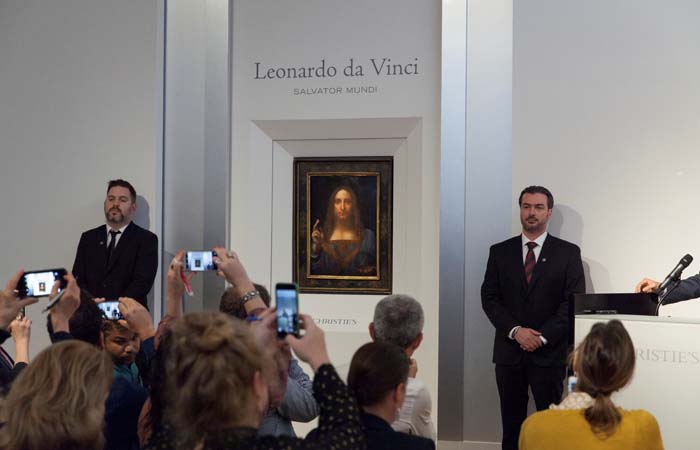 Спаситель мира Леонардо да Винчи продан на аукционе за рекордные $450 млн