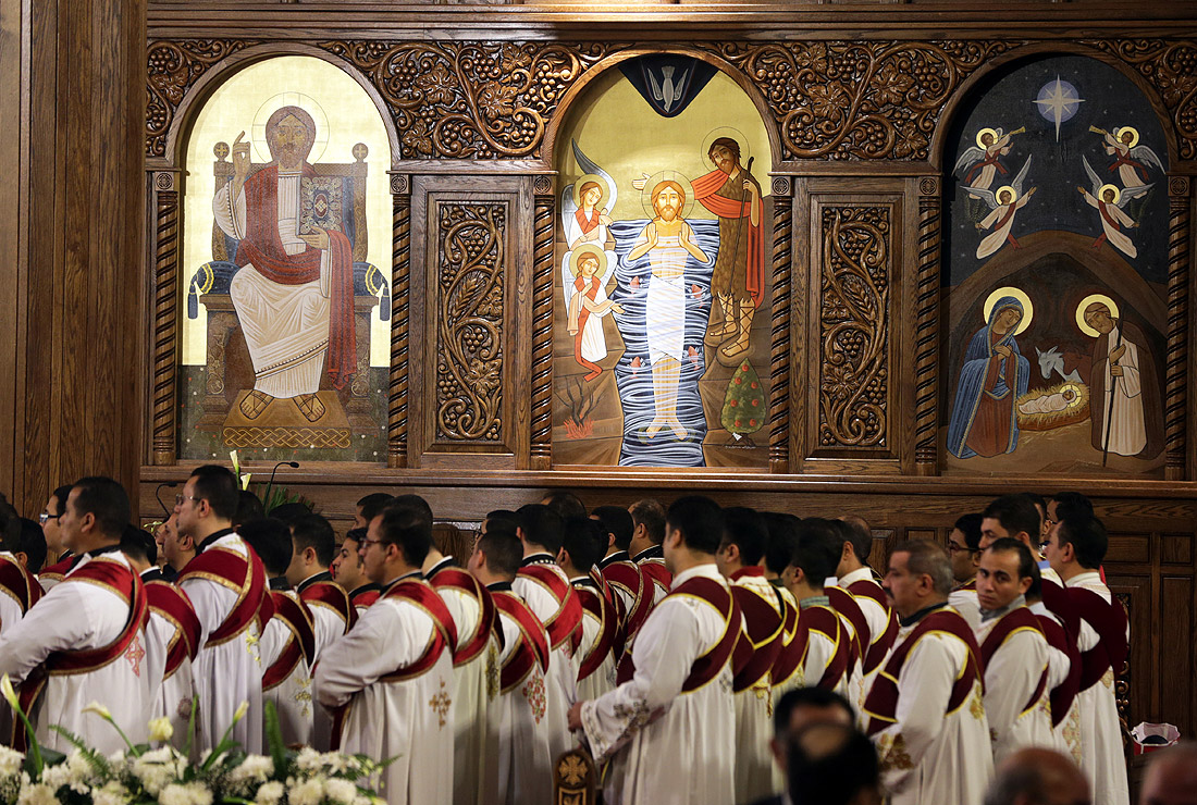 Каир. Египет. Коптский собор